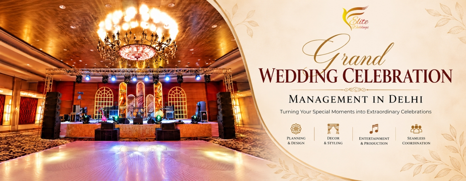 Grand Wedding Celebration Management in Delhi